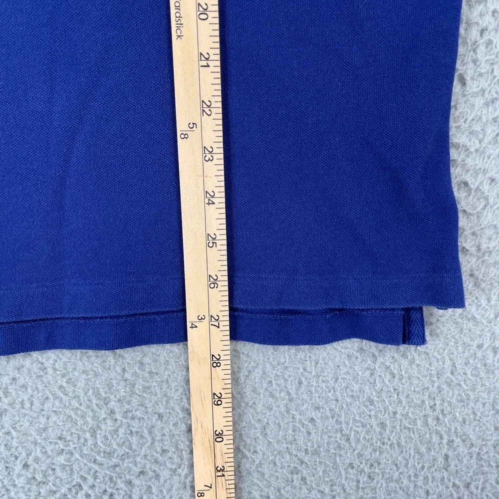 Polo Ralph Lauren Polo Shirt Mens Medium Blue Big Pony Custom Fit Short Sleeve